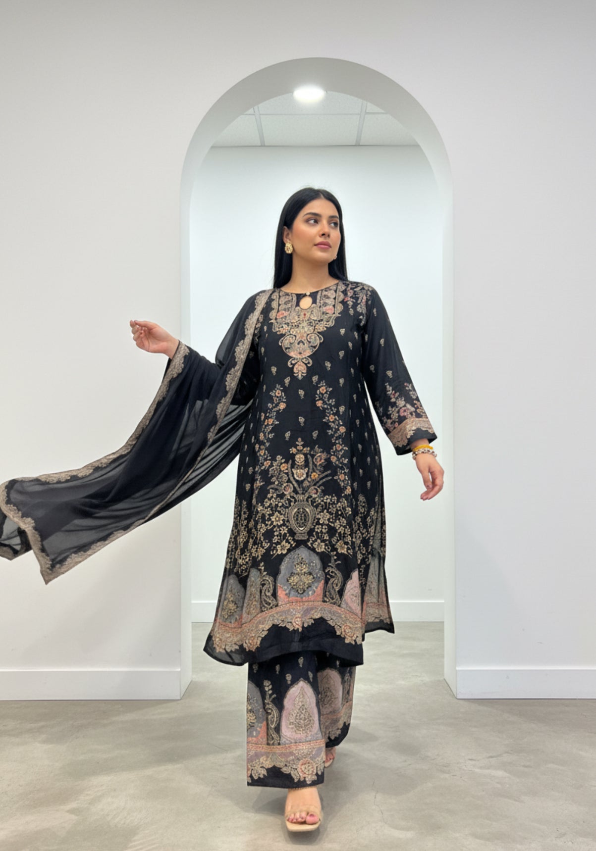 Printed Palazzo Suit