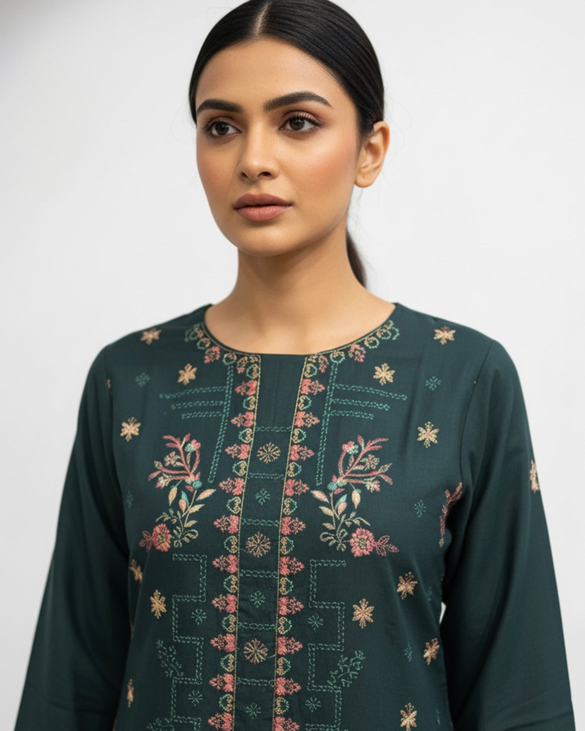 Velvet Embroidered 3-Piece Suit – black Elegance