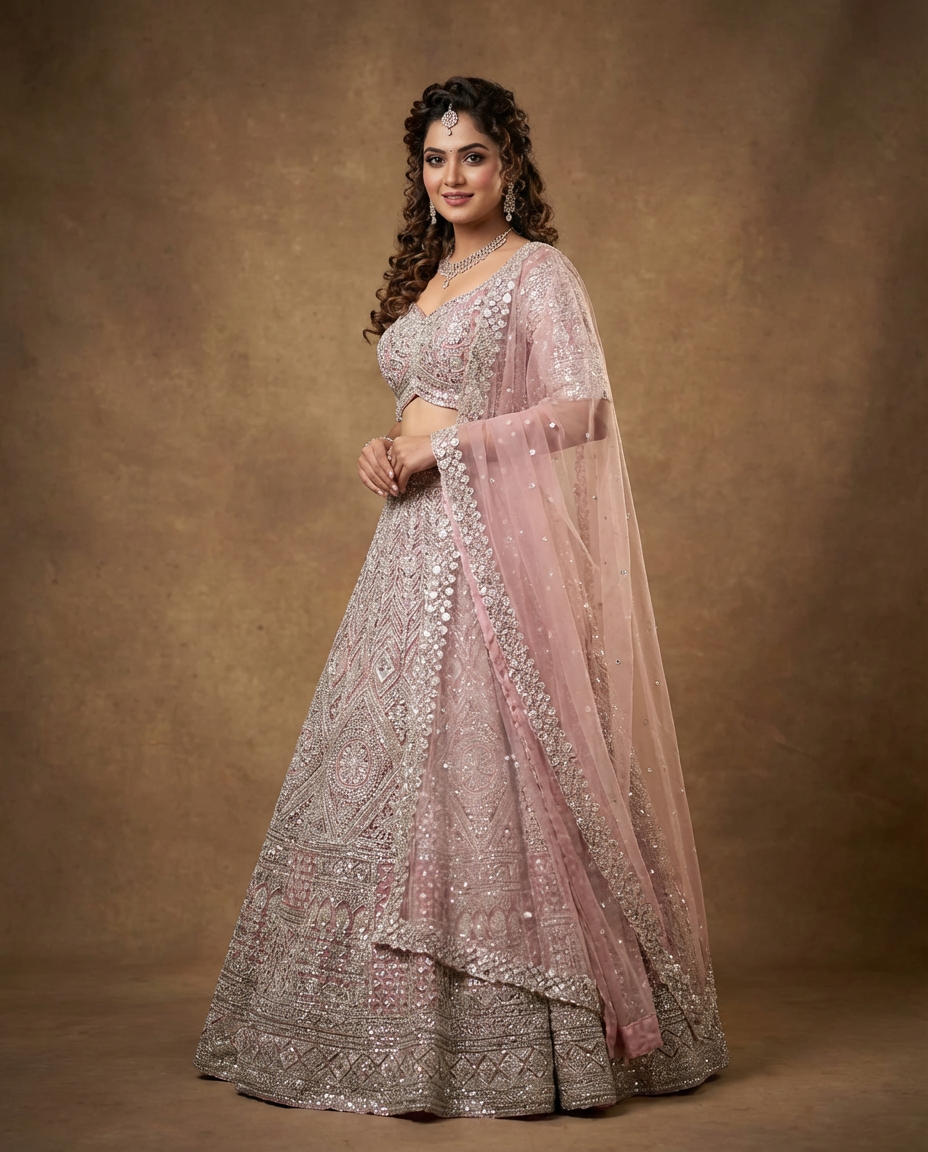 Embroidered Lehenga Set