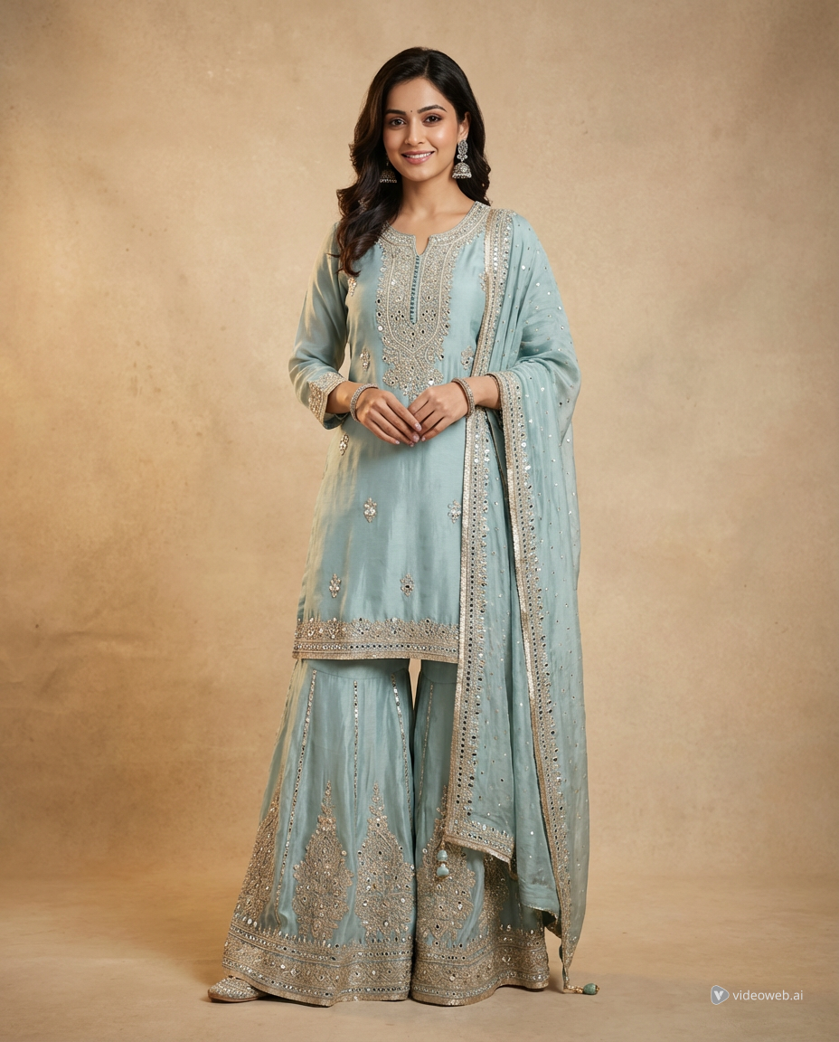 Flowy Sharara Suit