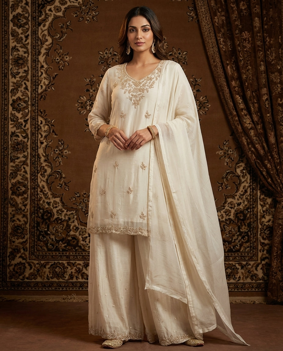 Stylish Semi Formal Sharara