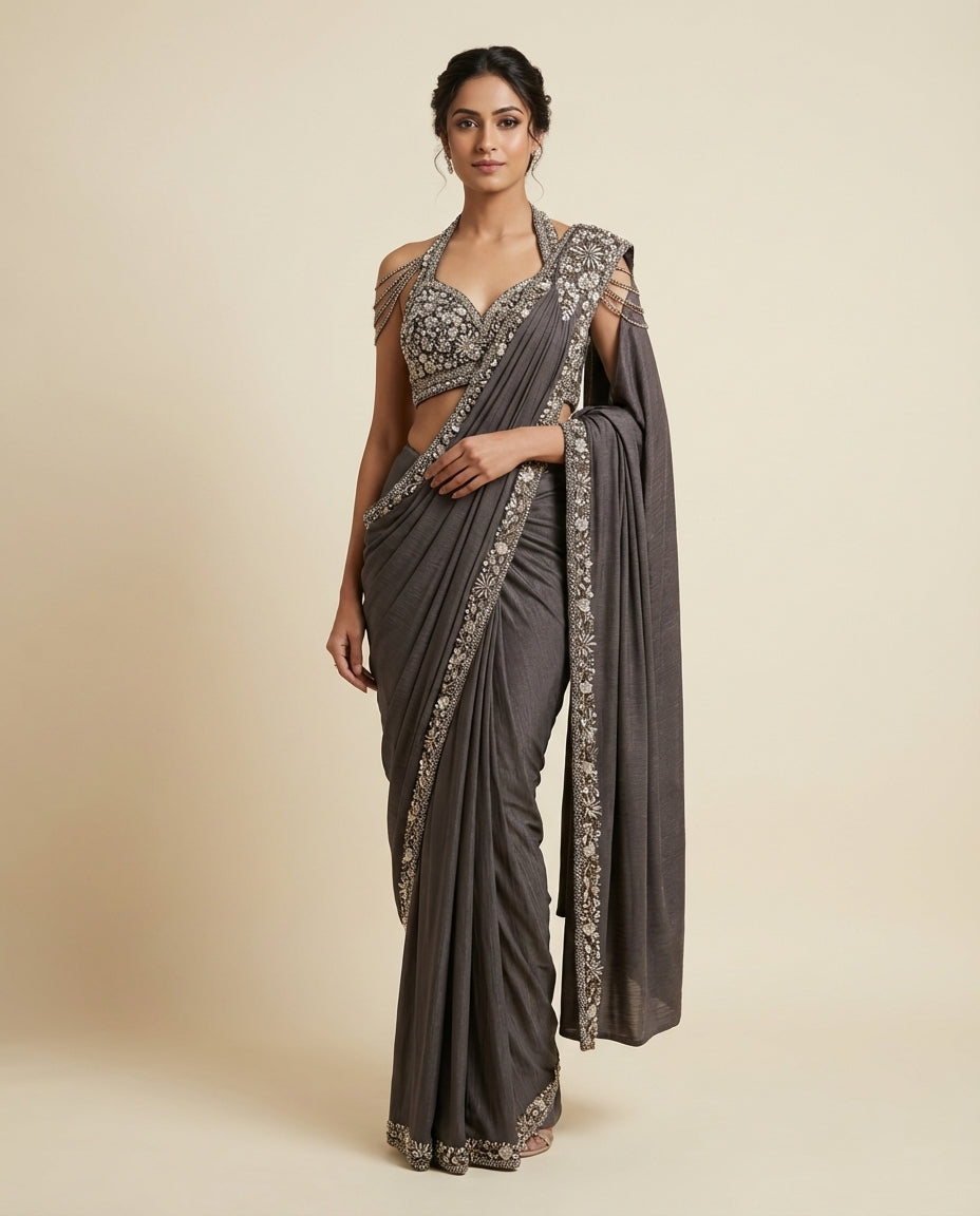Drape Saree With Elegance