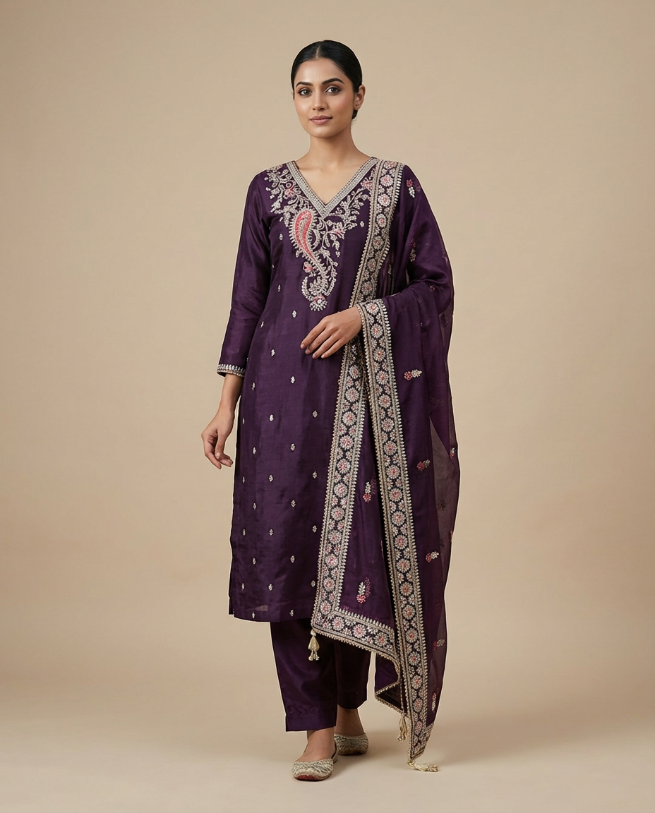 Unstitched Suit Set