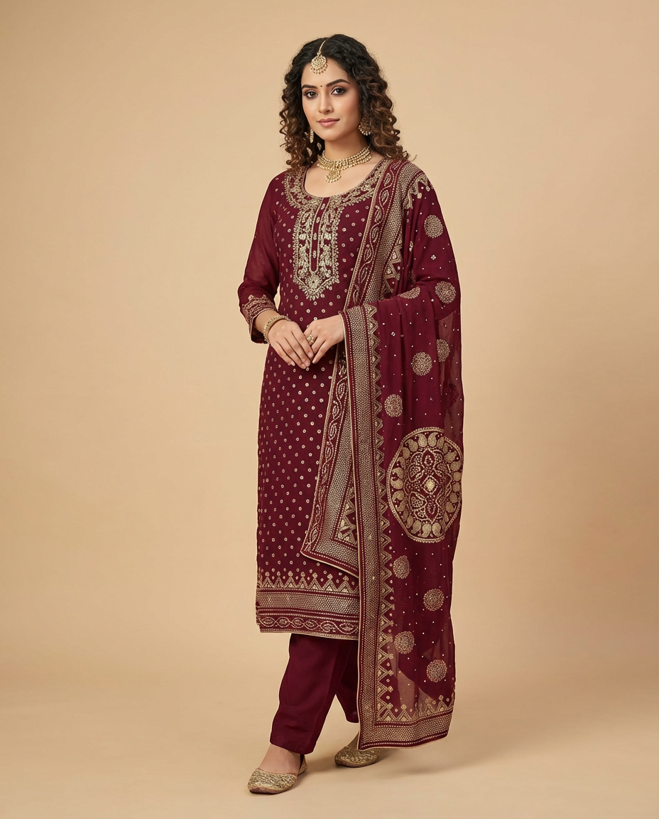 Unstitched Suit Set