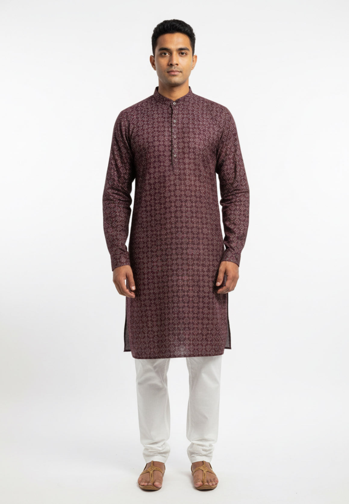 Maroon Kurta Pajama
