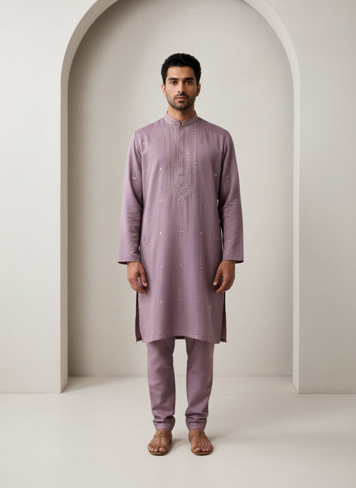 Dusty Lavender Kurta Pajama