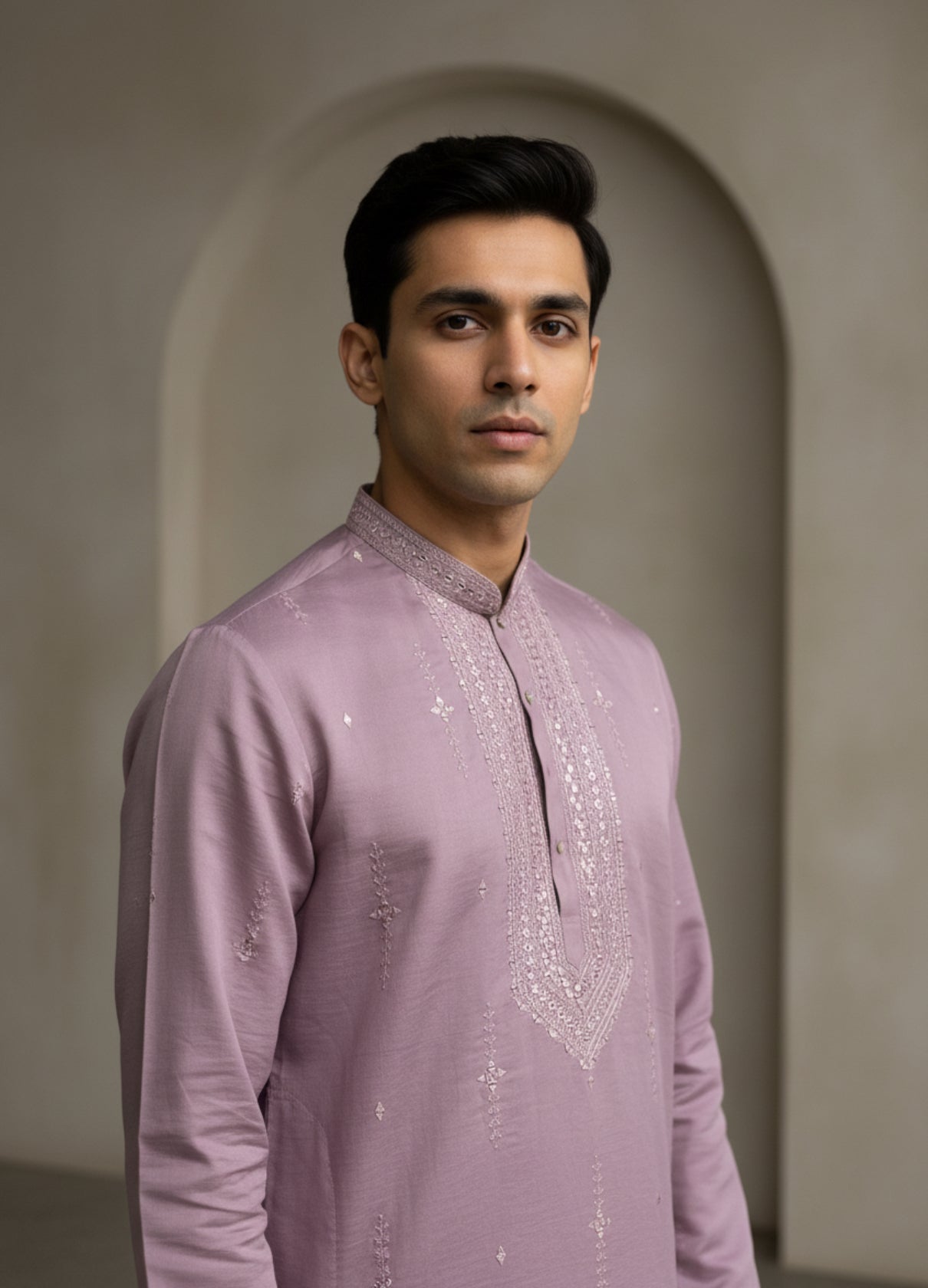 Dusty Lavender Kurta Pajama