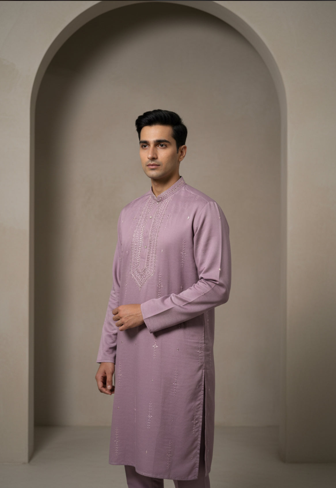 Dusty Lavender Kurta Pajama