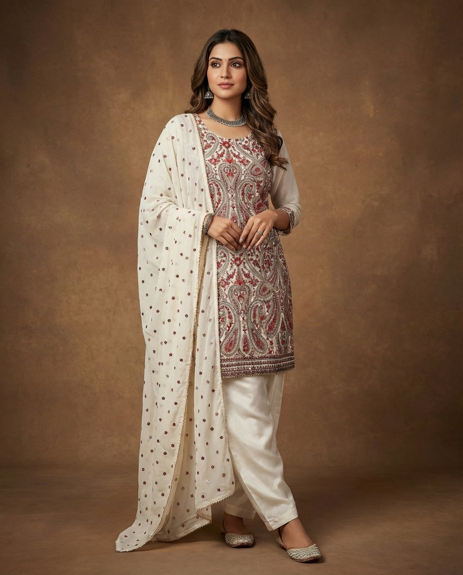 Cream Pant Suit