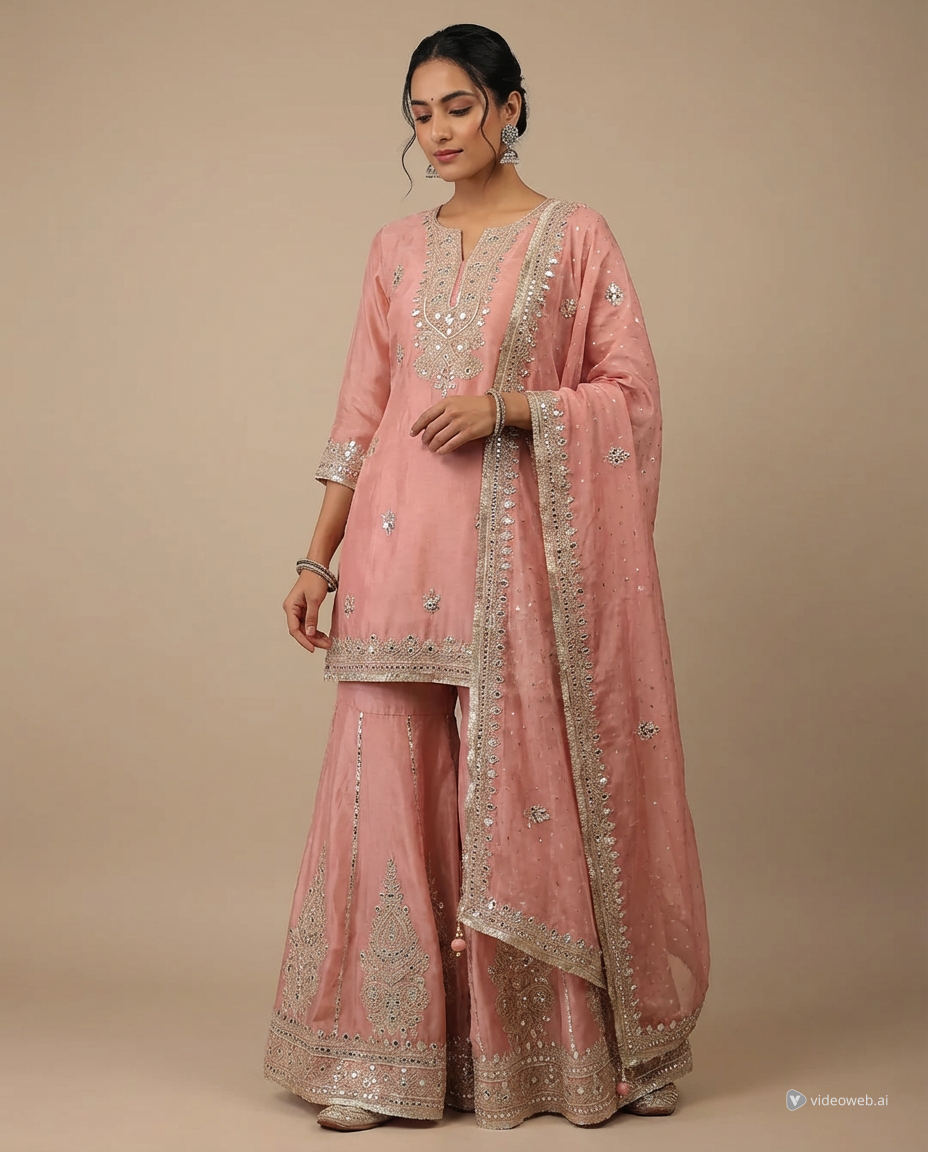 Flowy Sharara Suit