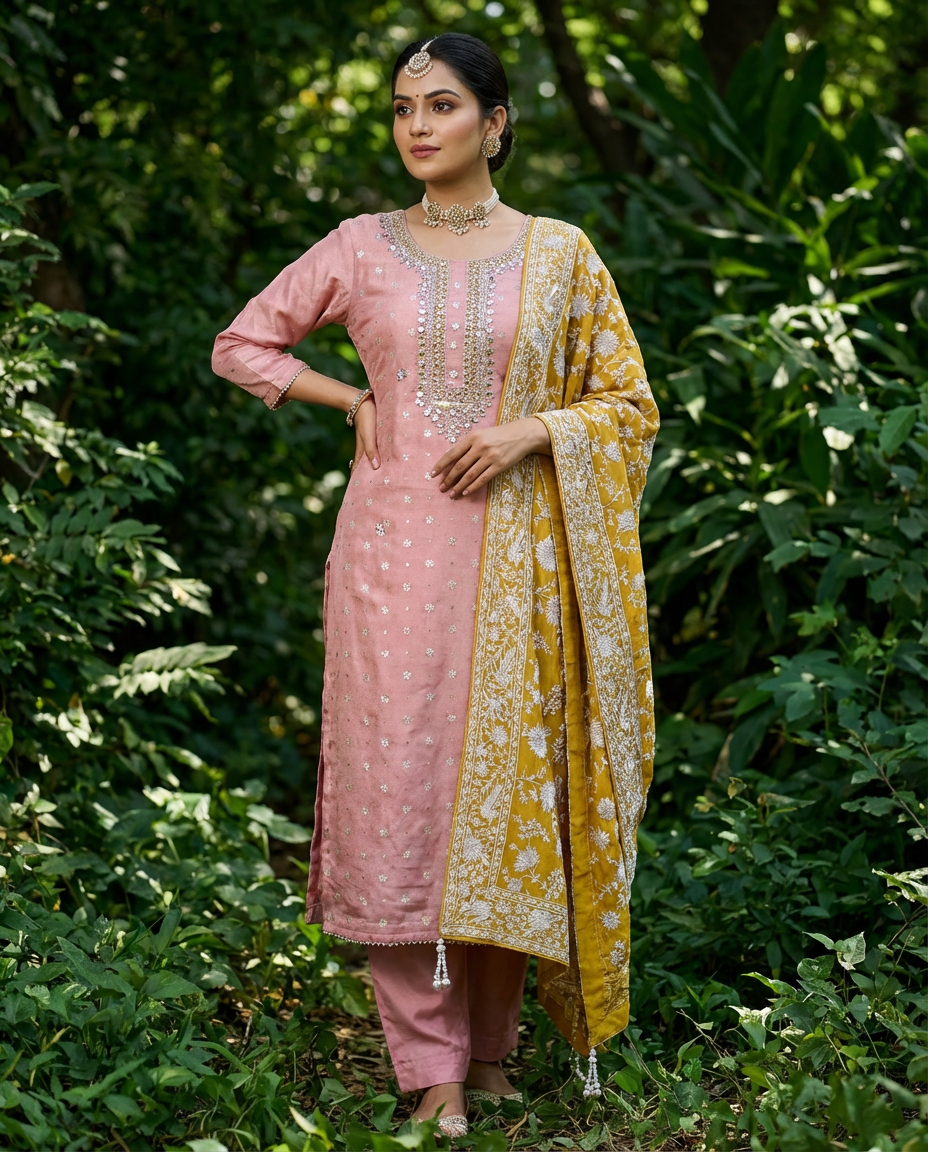 Unstitched Suit Set